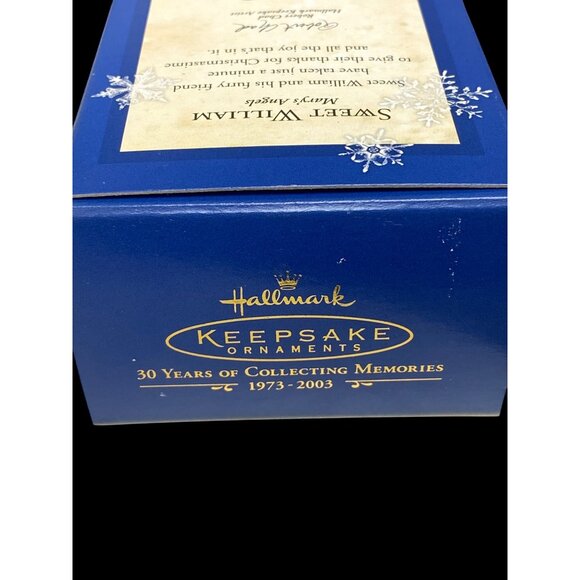 2003 Hallmark Ornament Mary's Angels Sweet William 16th in Series - Picture 7 of 8